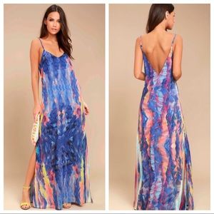 Gorgeous multicolored maxi dress - BRAND NEW